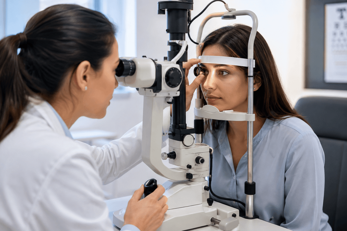 Dry Eyes Assessment by Optometrist